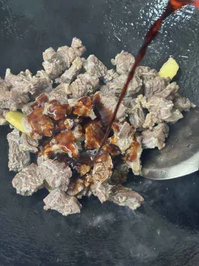 トマト、豆腐皮、牛ブリスケットの作り方：7