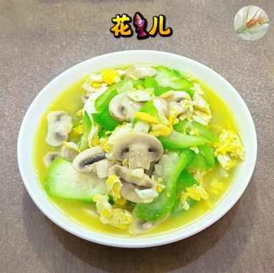 きのこと卵とクワイのスープのレシピ