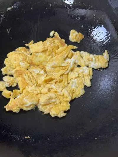 卵とインゲンの炒め物の作り方：5