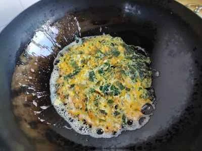 シソオムレツの作り方：6