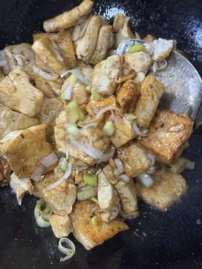 ネギ入り豆腐の煮込みの作り方：8