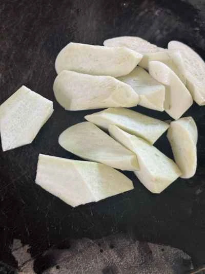 ひき肉と豆のペーストのナスの作り方：3