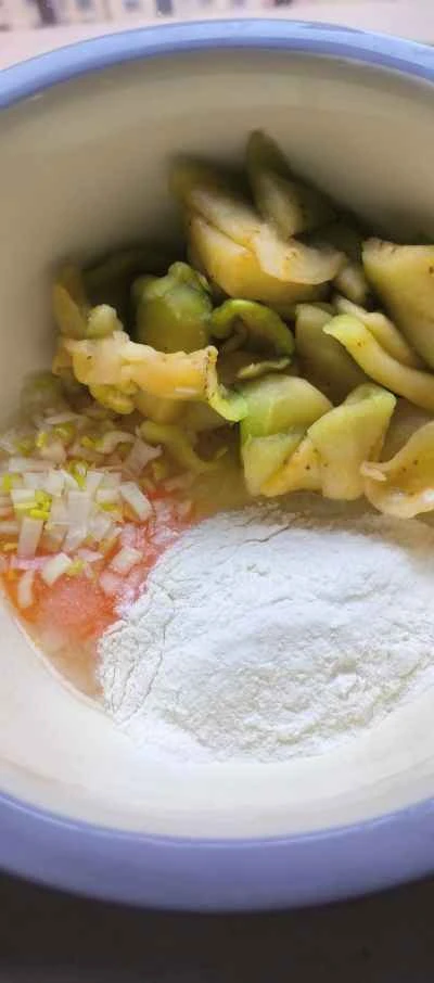 ナスパンケーキのレシピ手順：3