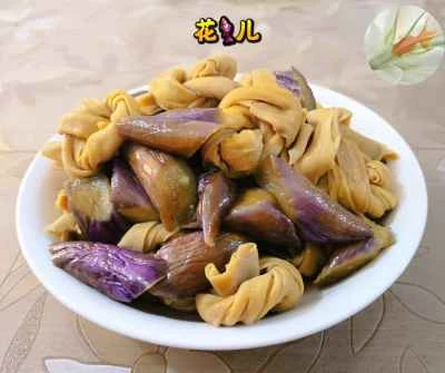 ナスと豆腐の結び目のレシピ