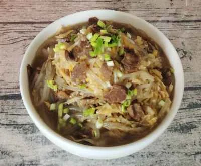 春雨とザワークラウト入りマトンシチューの作り方：10