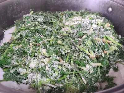 蒸しコリアンダーのレシピ手順：5