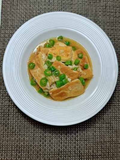 ピーマン豆腐の作り方：11