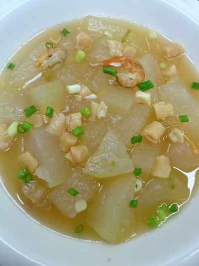 干しホタテと干しエビ入り冬瓜の煮込みの作り方：10