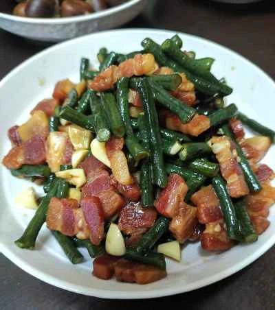 豚肉とインゲンの炒め物の作り方：7