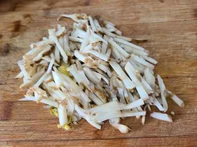 エルサレムアーティチョークとニンジンのサラダの作り方：3