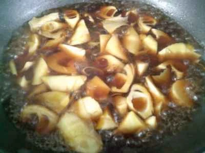 たけのこ入りエビの煮込みの作り方：9