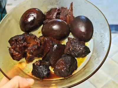 生姜入り豚足の作り方：6