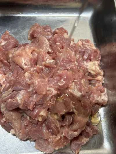 アスパラガス、キクラゲ、豚肉の炒め物の作り方：4