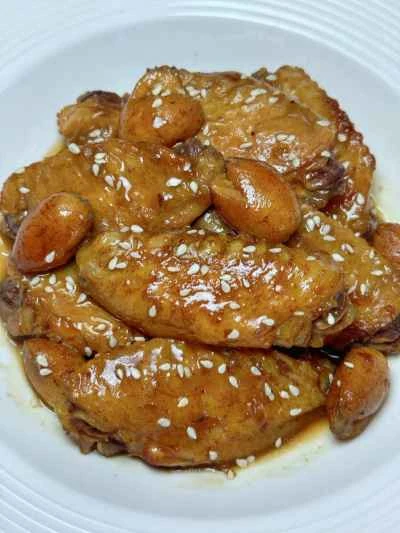 黄皮鶏手羽のレシピ