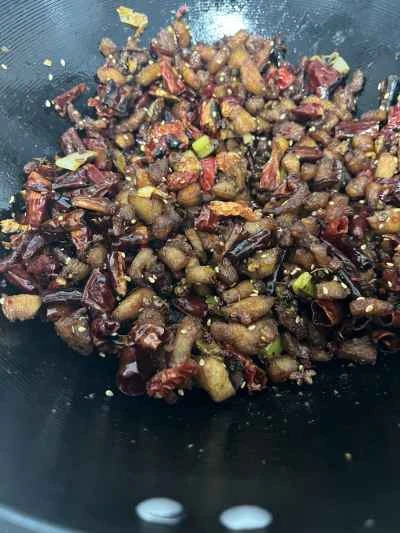 スパイシーな角切りチキンの作り方：11