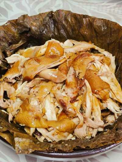 蓮の葉チキンのレシピ