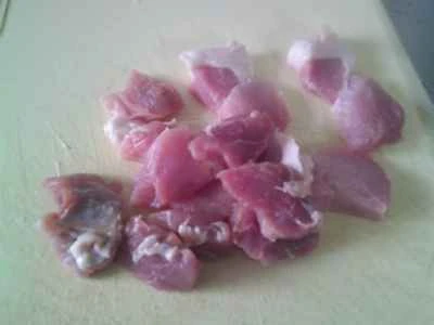 豚肉と昆布の結び揚げ三角揚げの作り方：2