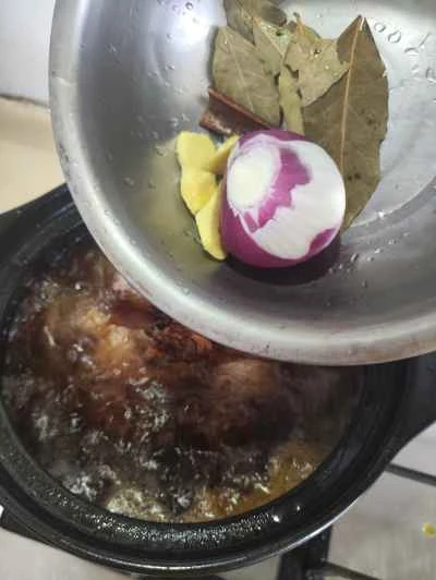 氷砂糖煮豚足の作り方：6