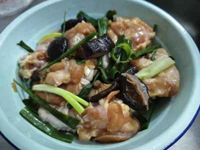 椎茸入り蒸し鶏手羽先 レシピ手順：10