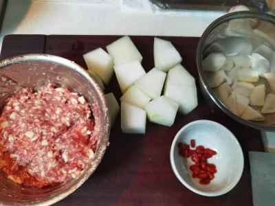 冬瓜入り山芋団子の作り方：6