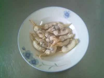 ヘチマとアサリの炒め物の作り方：6