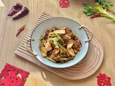 乾燥豆腐の炒め物の作り方：7