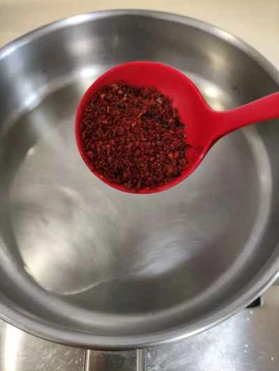 酸辣キャベツの作り方：2