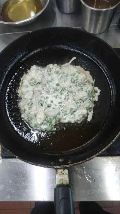 潮汕牡蠣オムレツの作り方：4