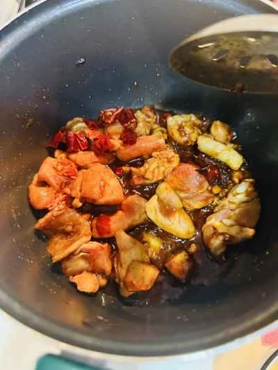 タロイモと鶏肉のシチューのレシピ手順：5