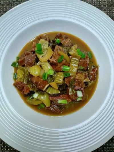 牛ブリスケットの煮込みと酢漬けキャベツの作り方：18