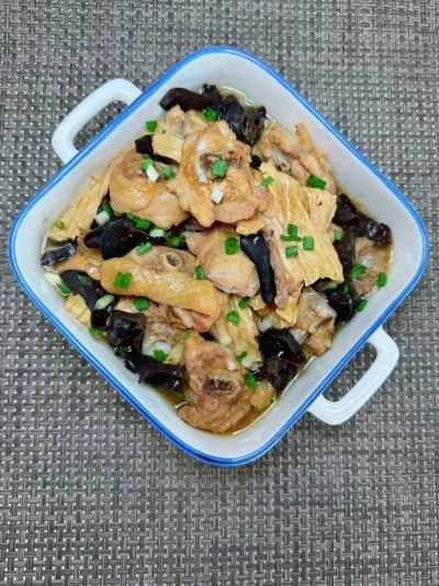 乾燥豆腐とキクラゲの蒸し鶏の作り方：12