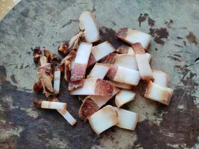 豚肉とピーマンと干し豆腐の炒め物の作り方：3