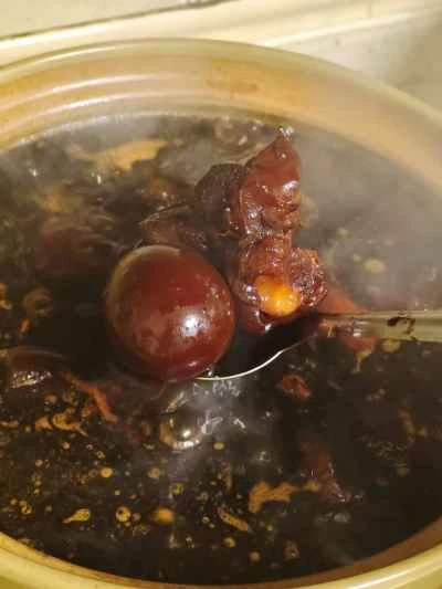 生姜入り豚足の作り方：5