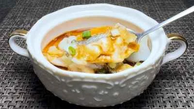 魚の切り身入り蒸し卵の作り方：16