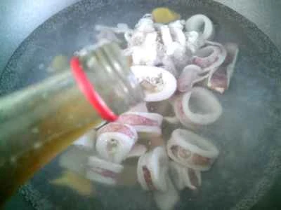 3つの珍味を使った塩漬け野菜炒めの作り方：8