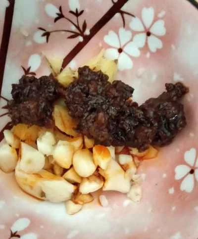 蒸しセロリの葉のレシピ手順：4