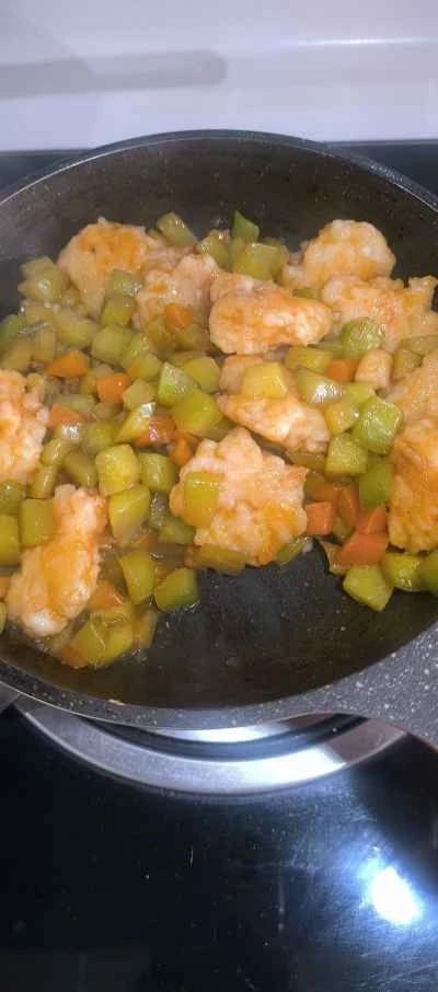 きゅうりとエビペーストの炒め物の作り方：8