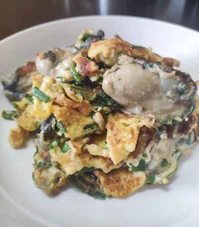 牡蠣オムレツの作り方：9