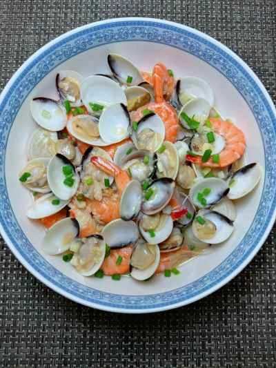 アサリと焼きエビの作り方：12