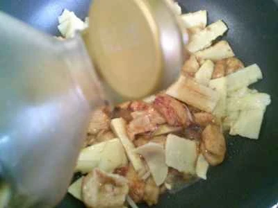 鶏むね肉と冬筍の炒め物の作り方：13