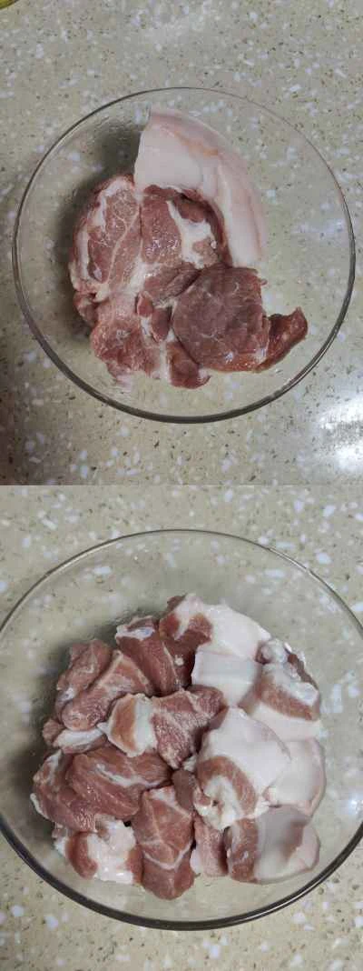 客家風ニンニク煮豚のレシピ手順：1