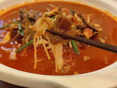 酸辣湯牛肉の作り方：17