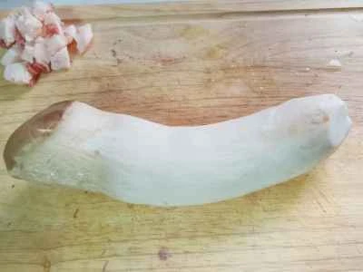 エリンギと牛肉の角切りを作る手順：4