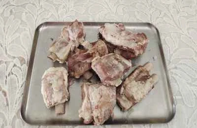 ラムチョップの煮込みレシピ手順：1