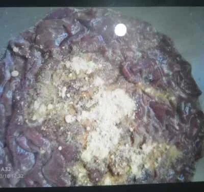 豚レバー炒めの作り方：2