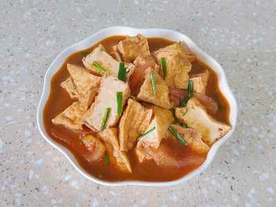 トマト煮豆腐のレシピ