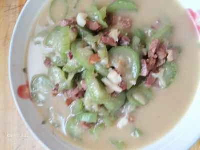 牛肉とヘチマの炒め物の作り方：5