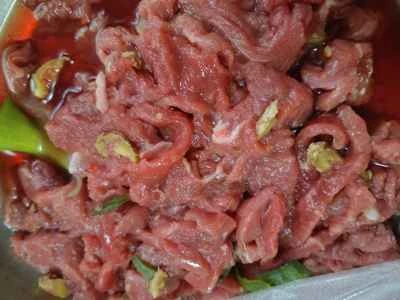 エノキ茸と牛肉のサラダの作り方：5