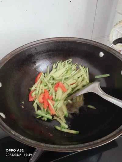 千切り大根炒めの作り方：5