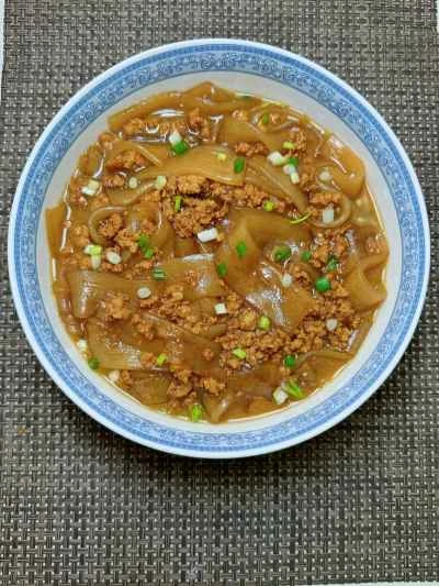 ひき肉とライスヌードルの作り方：11